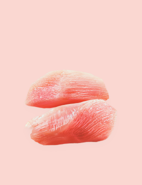 Carne fresca como primer ingrediente en composición