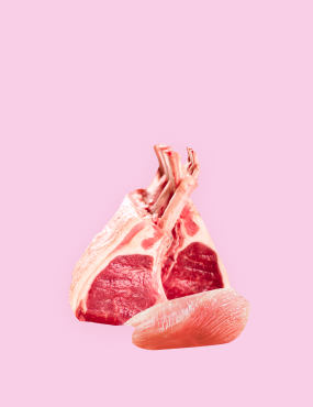 Carne fresca como primer ingrediente en composición
